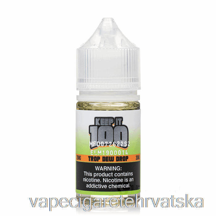 Vape Cigarete Trop Kap Rose - Zadrži 100 Soli - 30 Ml 20 Mg
